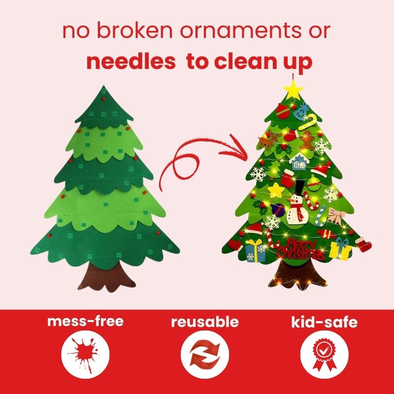 felt christmas tree