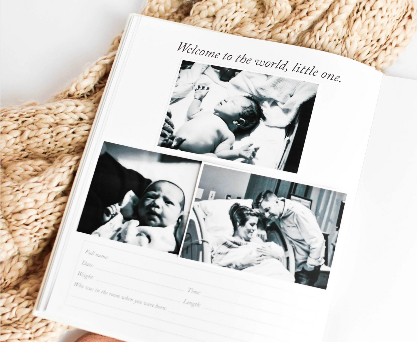 Birthday Memory Book - Baby Journal