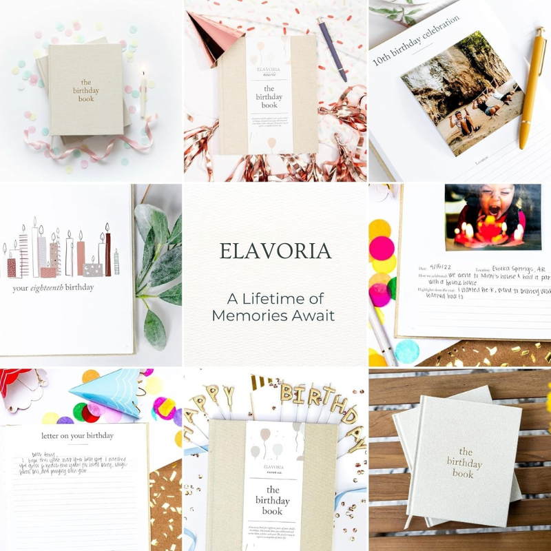 Birthday Memory Book - Baby Journal