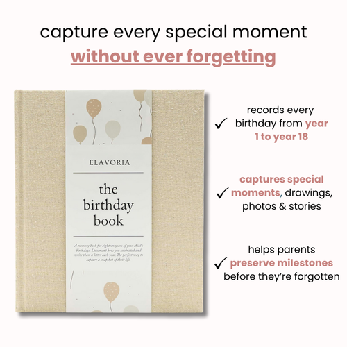 Birthday Memory Book - Baby Journal