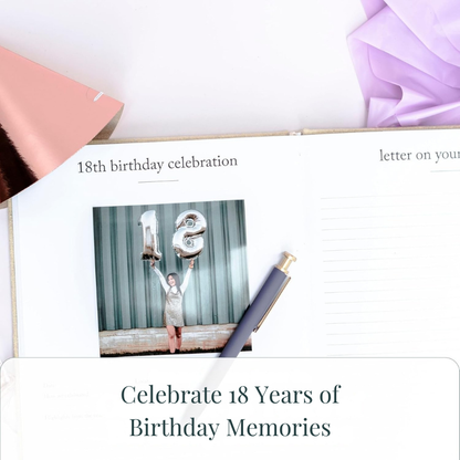 Birthday Memory Book - Baby Journal